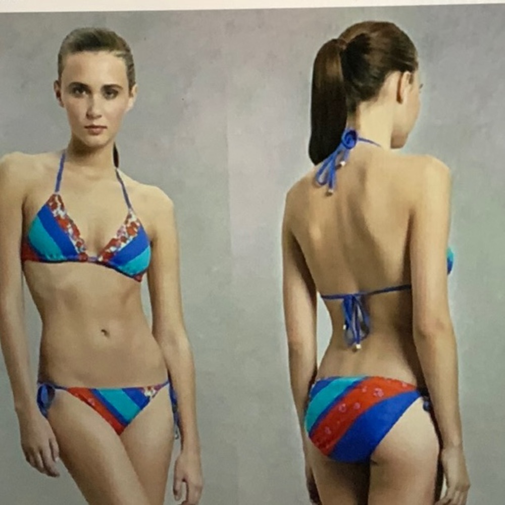 DKNY Floral Bikini NWOT